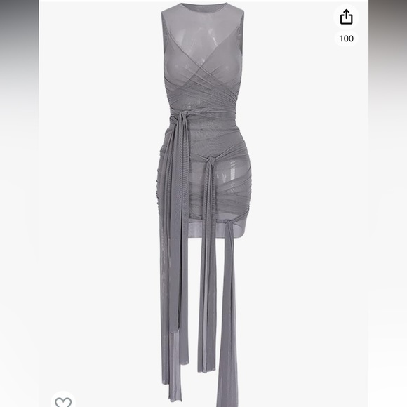 Cape Clique Wrap Dress - Picture 1 of 3